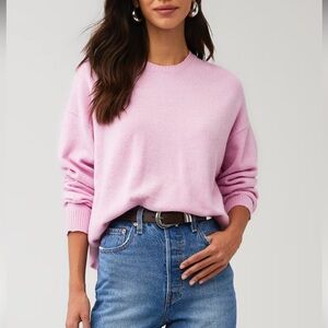 Show Me Your MuMu Soft Pink Crewneck Sweater Small